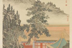 御花园古柏图
