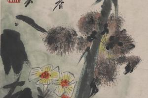 松鼠图轴