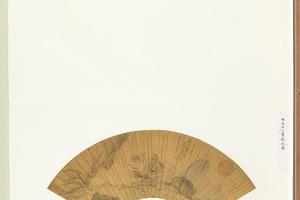 明文伯仁画偷桃图册页