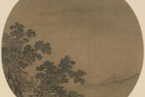山楼远眺图