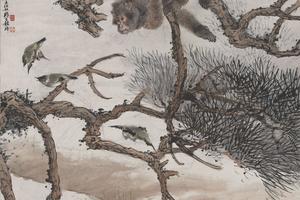 群猴图轴