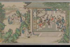 红楼梦 憨湘云醉眠芍药绸