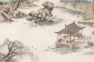 春竹沁馆图