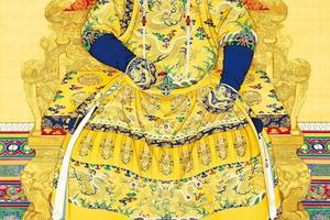 雍正朝服像轴