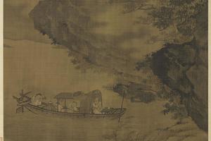 赏月空山图