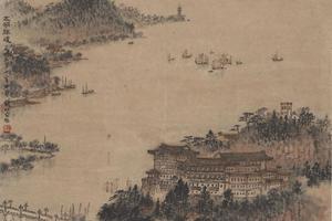 太湖胜景图轴