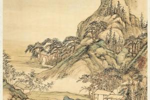 包山奇石轴