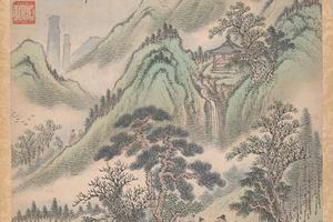 仿古山水图册8帧