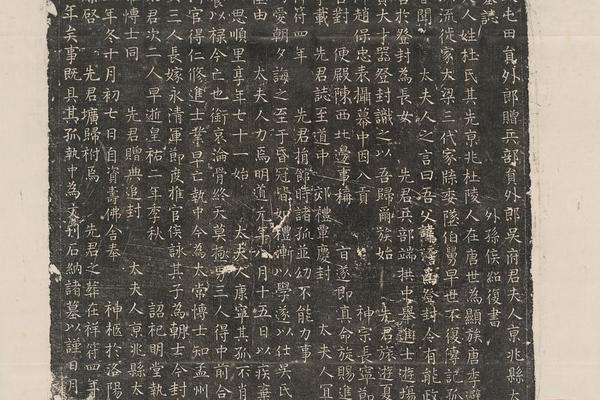 哈佛大学图书馆藏历代石刻墓志拓片-拓片130.宋吴府君夫人杜氏墓志.哈佛大学图书馆藏