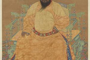 宣宗坐像（一）轴