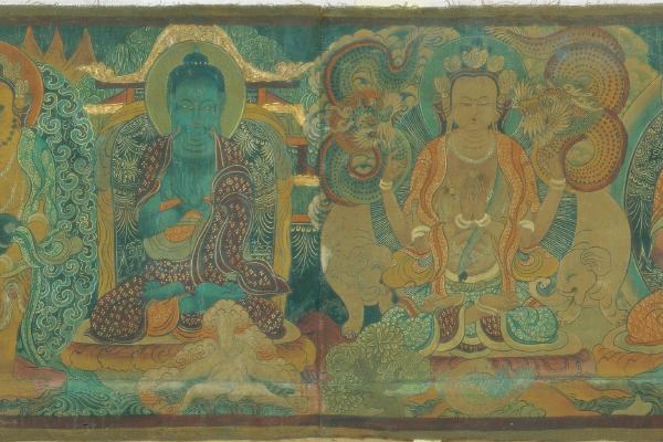 西藏手绘唐卡长卷-1