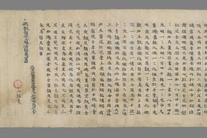 北朝 佛说观佛三昧海经卷手稿