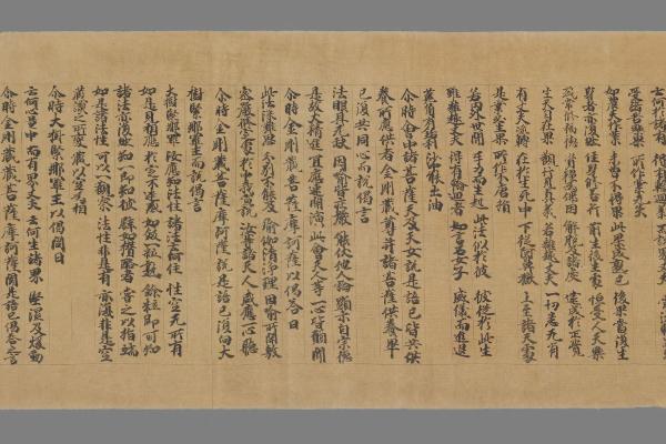 法藏 P2248大唐后三藏圣教序 大乘密严经卷 下卷手稿