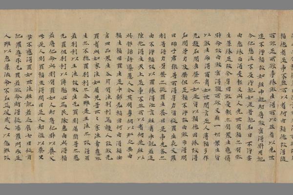 法海寺 经生师 诚实论卷第八魏碑手稿