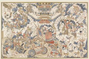 万国来朝版画
