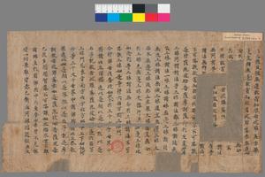  1摩诃般若波罗蜜多心经卷手稿