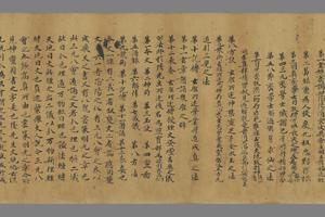 六门陁罗尼经幷广释开决记手稿
