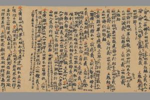 瑜伽师地论 声闻地分门记卷手稿正文