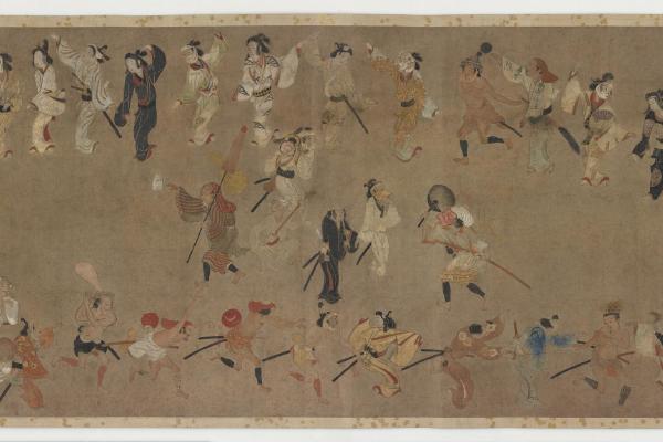 江户时期 佛教舞蹈卷
