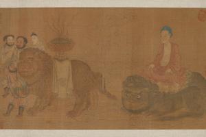 佛祖和侍从图卷