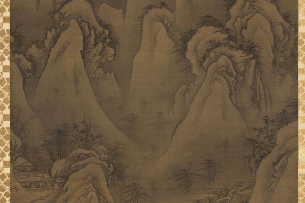 雪景山水图