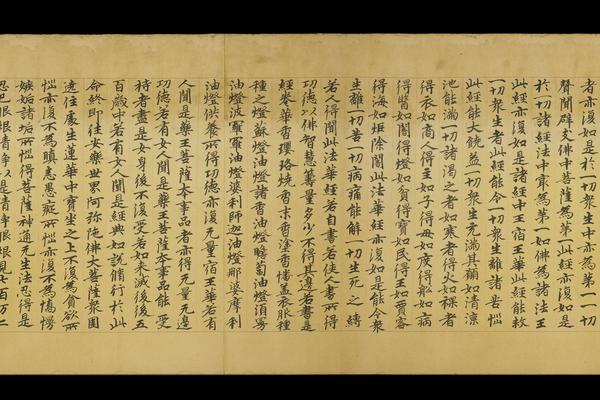 妙法莲华经卷第六手稿