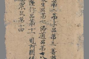 F维摩诘所说经手稿片段