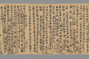 瑜伽师地论 声闻地分门记卷手稿正文-9
