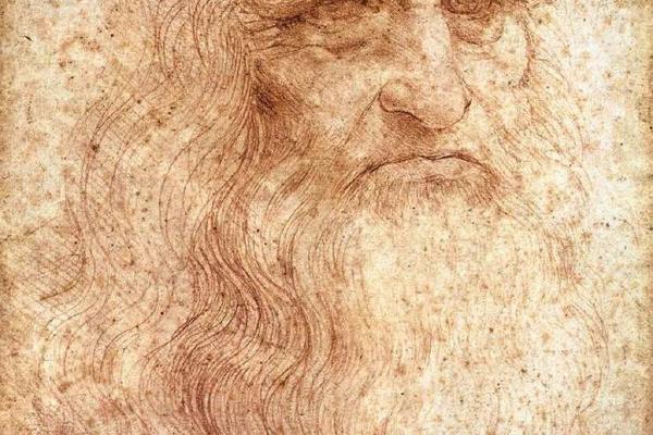 素描-Автопортрет (ок.1512) (Турин, библиотека Реал)