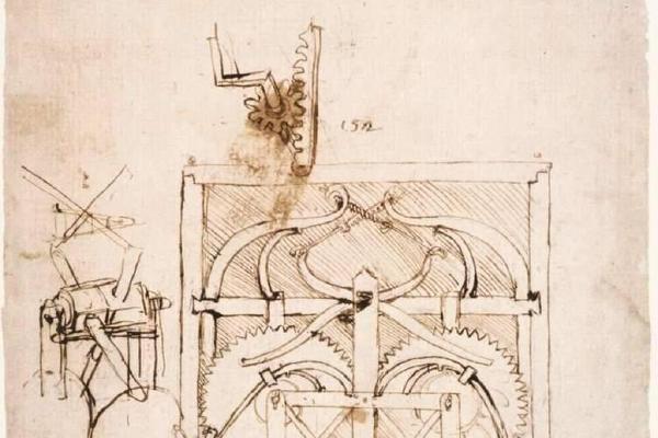 素描-Автомобиль (между 1478 и 1480) (Милан, библиотека Амброзиана)