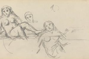 Seated Bather （verso) 