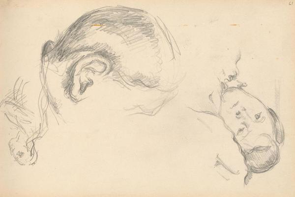 Three Heads, One of Madame Cézanne 