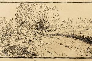 A Woman Burning Weeds