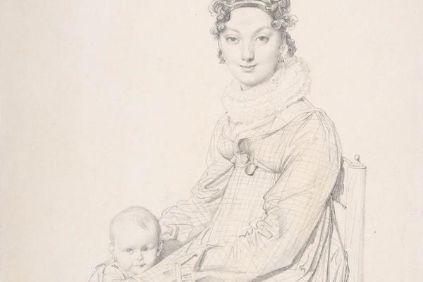 Madame Alexandre Lethière and Her Daughter Letizia 