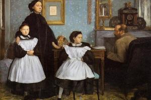 德加作品集-The Bellelli Family - 1860-1862 - Musee d'Orsay (France)贝利尼一家
