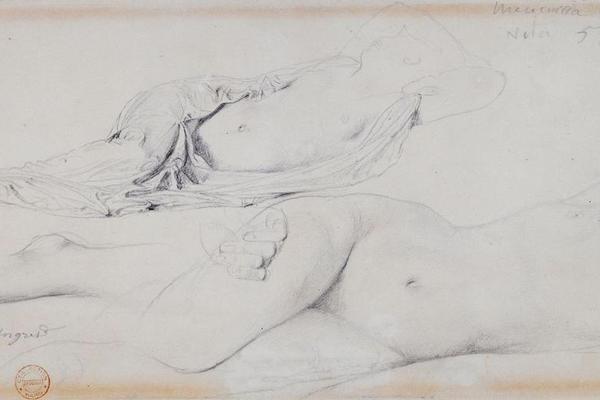 Etude pour l'Odalisque à l'esclave