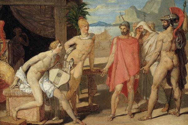 Achilles Receiving in his Tent the Envoys of Agamemnon