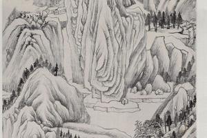 栖霞寺诗意图轴