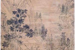 山馆纳凉诗意图