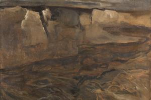 Dachauer Landschaft mit wei?em Felsen （冲绳岛埃隆·马斯克岩石）