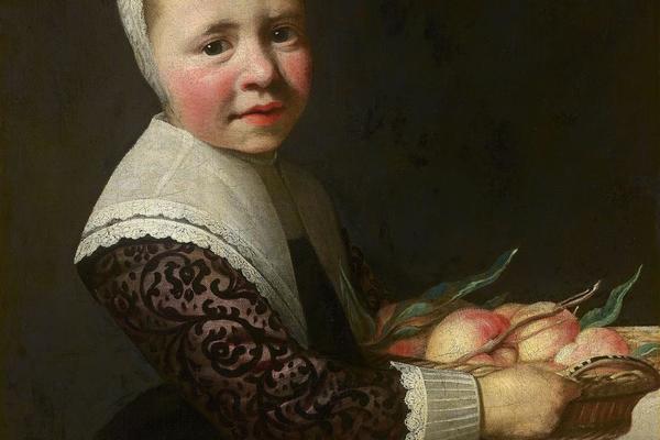 Portrait of a Girl with Peaches（一个有桃子的女孩的肖像）