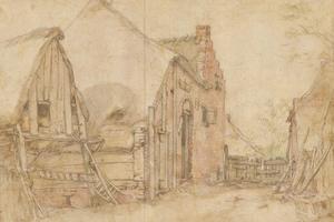 风景（View of a Farm Courtyard）