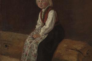 Portrait of Sella Larsdatter Vik?r （维克的肖像）