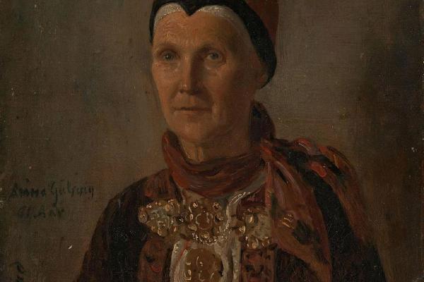 Portrait of Anna Gulsvig （安娜·古尔斯维格的肖像）