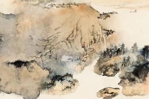 溪江泛舟图