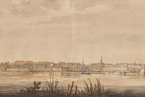 Panoramic View of Dordrecht and the River Maas （多德雷赫特和马斯河全景）