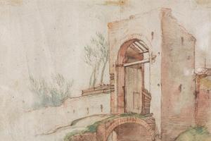 桥与门（反面）（Bridge and Gate (verso)）