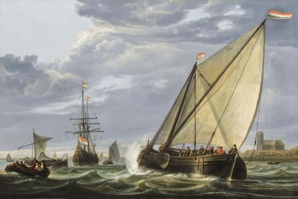 Shipping on the Maas, Dordrecht （在多德雷赫特的马斯河上运输）