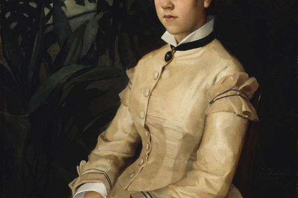 Portrait Of The Artist's Sister Ellen Edelfelt（艺术家的妹妹艾伦·埃德尔费尔特的肖像）