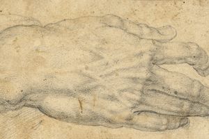 Study of a man's right hand （一个男人的右手）